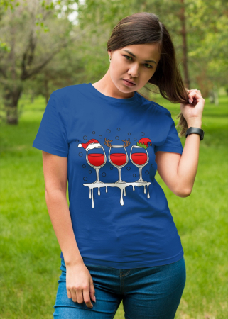 Tricouri dama - Tricou unisex 100% bumbac Colectia Christmas, sarbatori de Craciun