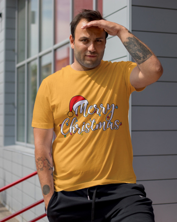 Tricouri barbati - Tricou unisex 100% bumbac Colectia Christmas, sarbatori de Craciun