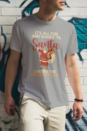 Tricouri barbati - Tricou unisex 100% bumbac Colectia Christmas, sarbatori de Craciun