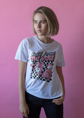 Tricouri dama - Tricou unisex 100% bumbac Colectia Christmas, sarbatori de Craciun