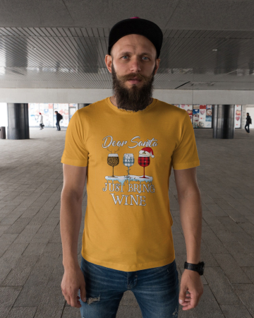 Tricouri barbati - Tricou unisex 100% bumbac Colectia Christmas, sarbatori de Craciun