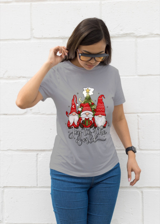 Tricouri dama - Tricou unisex 100% bumbac Colectia Christmas, sarbatori de Craciun