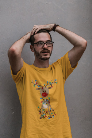 Tricouri barbati - Tricou unisex 100% bumbac Colectia Christmas, sarbatori de Craciun