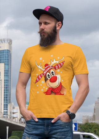 Tricouri barbati - Tricou unisex 100% bumbac Colectia Christmas, sarbatori de Craciun