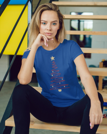 Tricouri dama - Tricou unisex 100% bumbac Colectia Christmas, sarbatori de Craciun