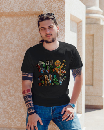 Tricouri barbati - Tricou unisex 100% bumbac Colectia Christmas, sarbatori de Craciun