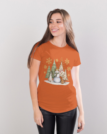 Tricouri dama - Tricou unisex 100% bumbac Colectia Christmas, sarbatori de Craciun