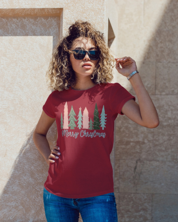 Tricouri dama - Tricou unisex 100% bumbac Colectia Christmas, sarbatori de Craciun