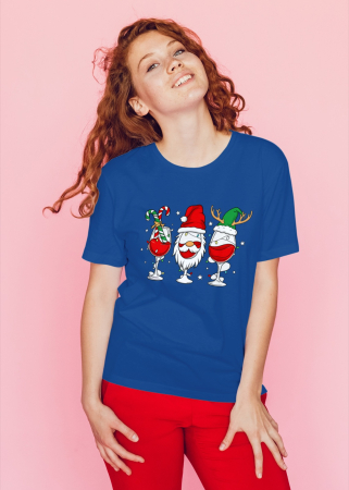 Tricouri dama - Tricou unisex 100% bumbac Colectia Christmas, sarbatori de Craciun