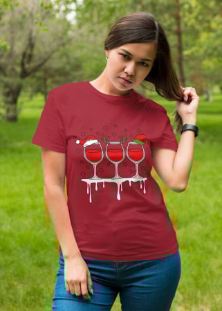 Tricouri dama - Tricou unisex 100% bumbac Colectia Christmas, sarbatori de Craciun