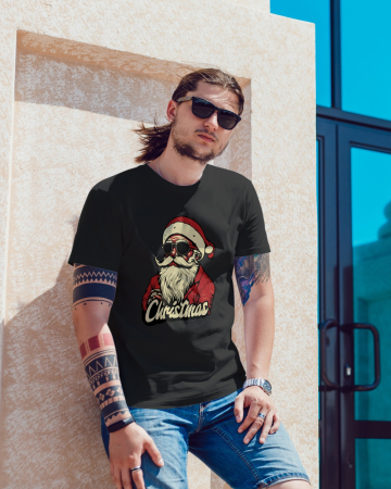 Tricouri barbati - Tricou unisex 100% bumbac Colectia Christmas, sarbatori de Craciun