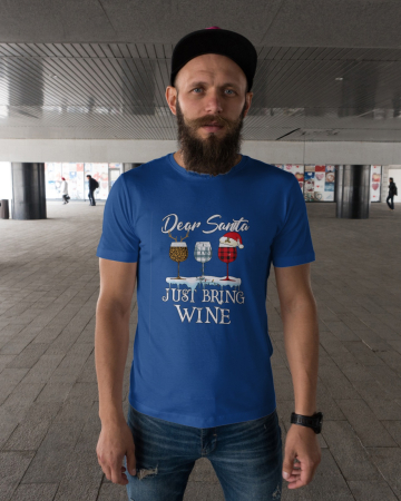 Tricouri barbati - Tricou unisex 100% bumbac Colectia Christmas, sarbatori de Craciun