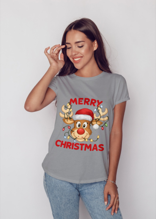 Tricouri dama - Tricou unisex 100% bumbac Colectia Christmas, sarbatori de Craciun