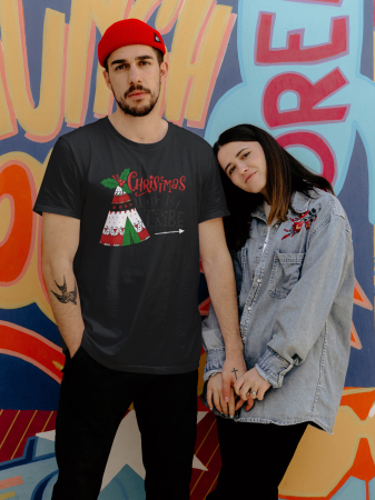 Tricouri barbati - Tricou unisex 100% bumbac Colectia Christmas, sarbatori de Craciun