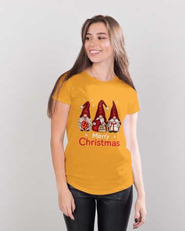 Tricouri dama - Tricou unisex 100% bumbac Colectia Christmas, sarbatori de Craciun