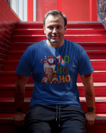 Tricouri barbati - Tricou unisex 100% bumbac Colectia Christmas, sarbatori de Craciun