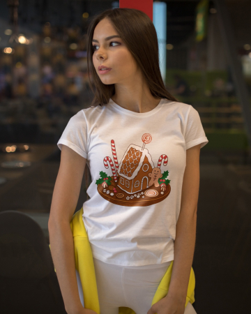 Tricouri dama - Tricou unisex 100% bumbac Colectia Christmas, sarbatori de Craciun