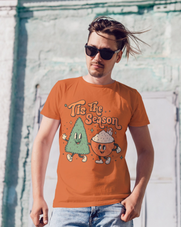 Tricouri barbati - Tricou unisex 100% bumbac Colectia Christmas, sarbatori de Craciun