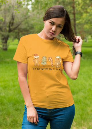 Tricouri dama - Tricou unisex 100% bumbac Colectia Christmas, sarbatori de Craciun