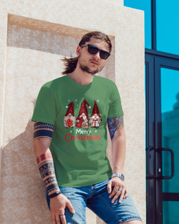 Tricouri barbati - Tricou unisex 100% bumbac Colectia Christmas, sarbatori de Craciun