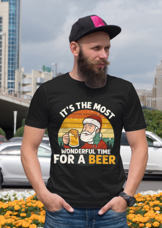 Tricouri barbati - Tricou unisex 100% bumbac Colectia Christmas, sarbatori de Craciun