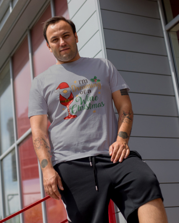 Tricouri barbati - Tricou unisex 100% bumbac Colectia Christmas, sarbatori de Craciun