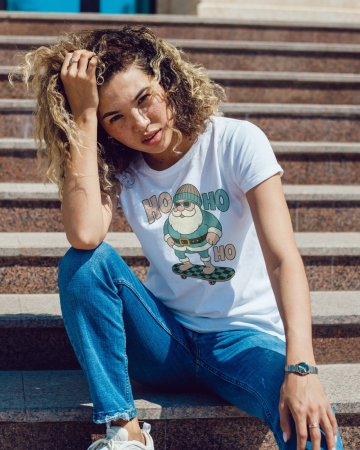 Tricouri dama - Tricou unisex 100% bumbac Colectia Christmas, sarbatori de Craciun