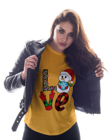 Tricouri dama - Tricou unisex 100% bumbac Colectia Christmas, sarbatori de Craciun