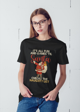 Tricouri dama - Tricou unisex 100% bumbac Colectia Christmas, sarbatori de Craciun