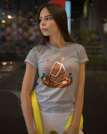 Tricouri dama - Tricou unisex 100% bumbac Colectia Christmas, sarbatori de Craciun