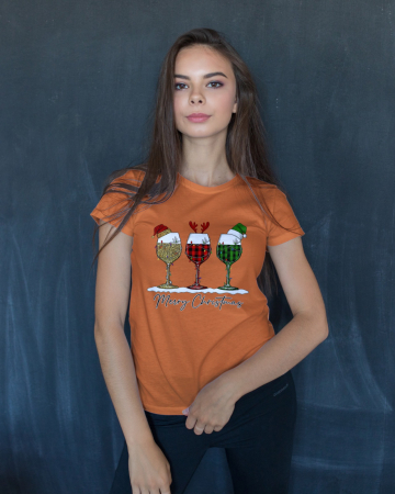 Tricouri dama - Tricou unisex 100% bumbac Colectia Christmas, sarbatori de Craciun