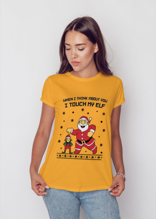 Tricouri dama - Tricou unisex 100% bumbac Colectia Christmas, sarbatori de Craciun