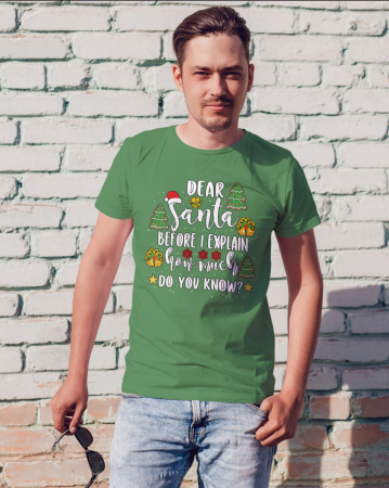 Tricouri barbati - Tricou unisex 100% bumbac Colectia Christmas, sarbatori de Craciun