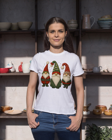 Tricouri dama - Tricou unisex 100% bumbac Colectia Christmas, sarbatori de Craciun