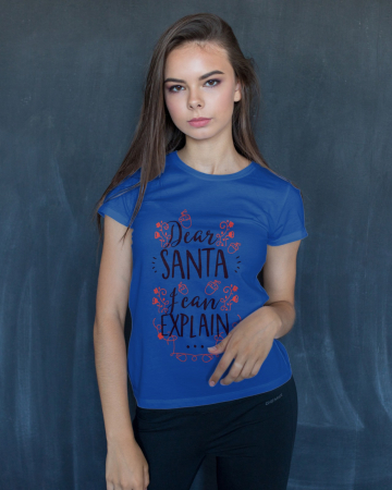 Tricouri dama - Tricou unisex 100% bumbac Colectia Christmas, sarbatori de Craciun