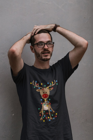 Tricouri barbati - Tricou unisex 100% bumbac Colectia Christmas, sarbatori de Craciun