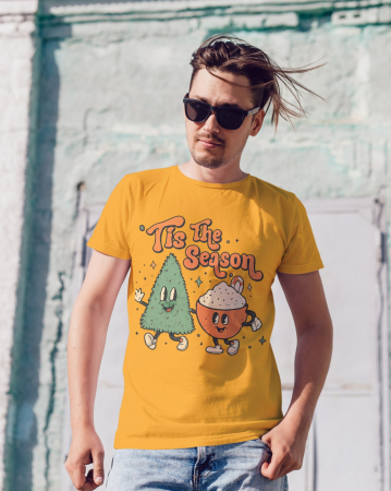 Tricouri barbati - Tricou unisex 100% bumbac Colectia Christmas, sarbatori de Craciun