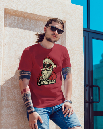 Tricouri barbati - Tricou unisex 100% bumbac Colectia Christmas, sarbatori de Craciun