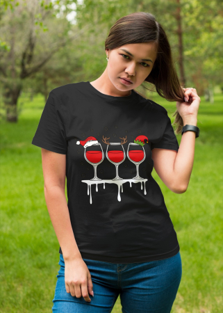 Tricouri dama - Tricou unisex 100% bumbac Colectia Christmas, sarbatori de Craciun