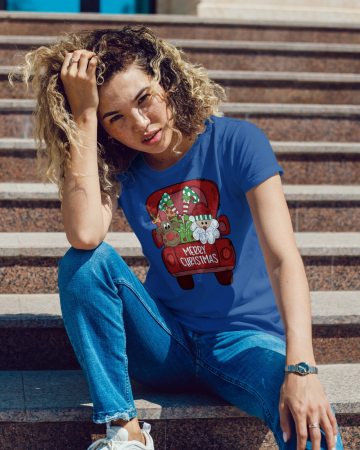 Tricouri dama - Tricou unisex 100% bumbac Colectia Christmas, sarbatori de Craciun