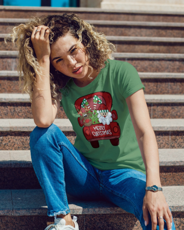 Tricouri dama - Tricou unisex 100% bumbac Colectia Christmas, sarbatori de Craciun