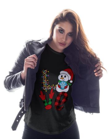 Tricouri dama - Tricou unisex 100% bumbac Colectia Christmas, sarbatori de Craciun