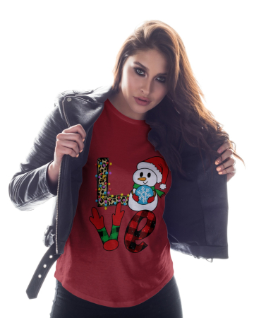 Tricouri dama - Tricou unisex 100% bumbac Colectia Christmas, sarbatori de Craciun
