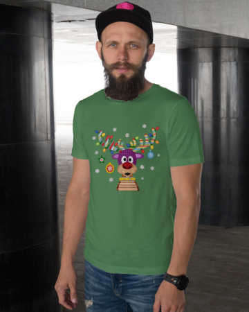 Tricouri barbati - Tricou unisex 100% bumbac Colectia Christmas, sarbatori de Craciun