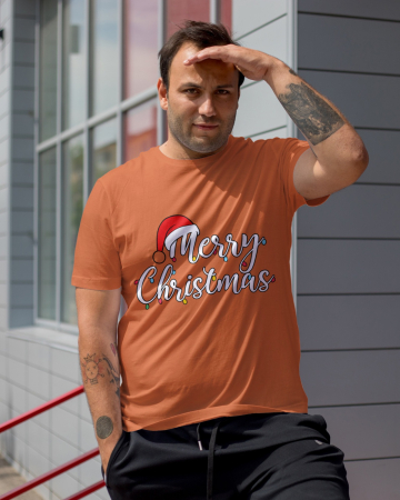 Tricouri barbati - Tricou unisex 100% bumbac Colectia Christmas, sarbatori de Craciun