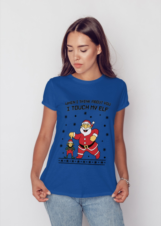Tricouri dama - Tricou unisex 100% bumbac Colectia Christmas, sarbatori de Craciun