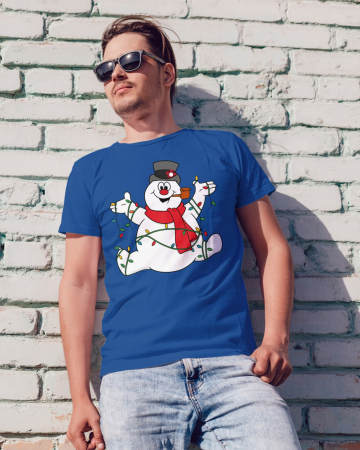Tricouri barbati - Tricou unisex 100% bumbac Colectia Christmas, sarbatori de Craciun