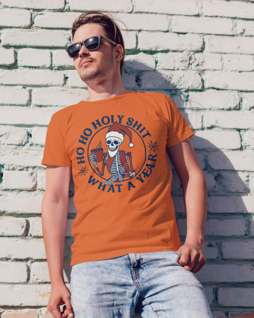 Tricouri barbati - Tricou unisex 100% bumbac Colectia Christmas, sarbatori de Craciun