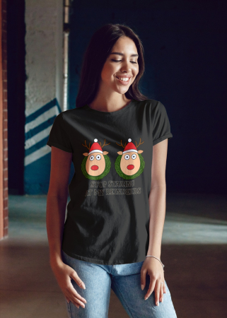 Tricouri dama - Tricou unisex 100% bumbac Colectia Christmas, sarbatori de Craciun