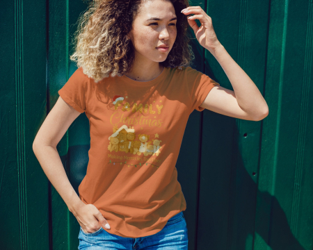 Tricouri dama - Tricou unisex 100% bumbac Colectia Christmas, sarbatori de Craciun